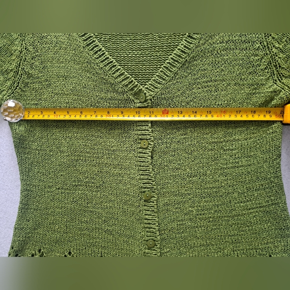 BCBGMaxAzria Forest Green Women's Cardigan - Picture 6 of 14